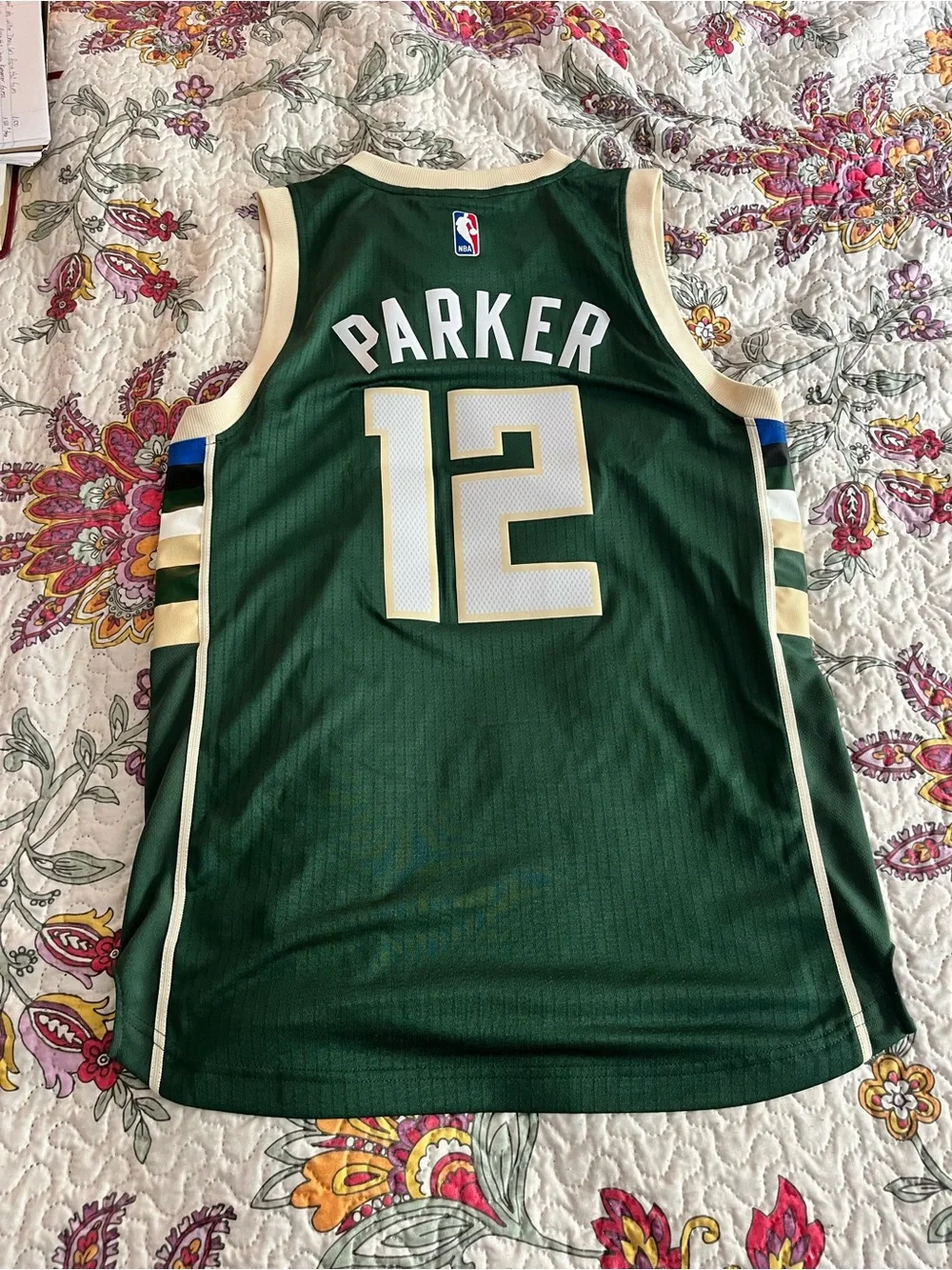 Adidas Milwaukee Bucks Jabari Parker Jersey Size Small +2 Length Y2K